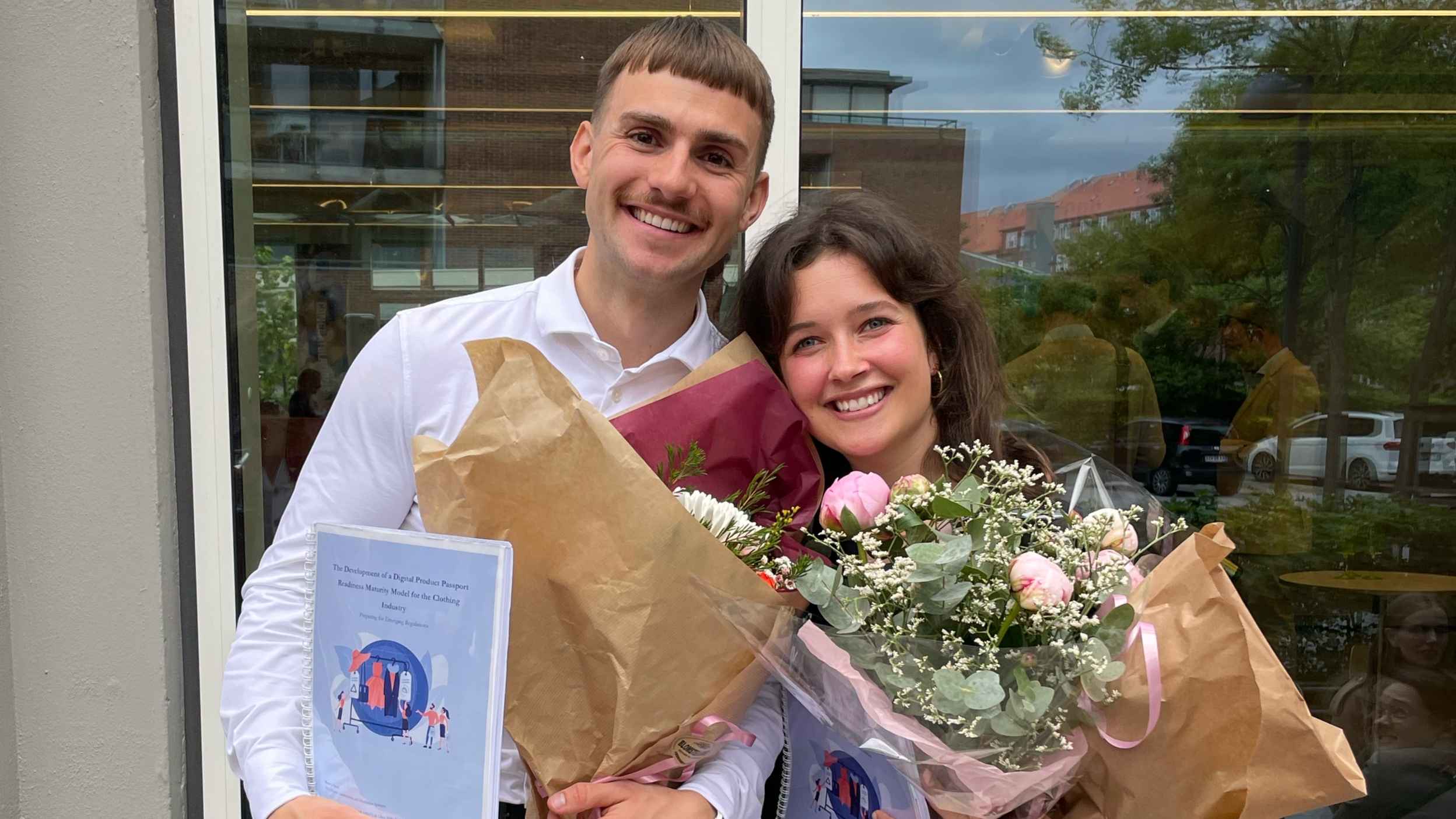 Andreas Thor Azpeitia Haavik og Clara Mille Kalø, begge MSc i cand.merc.(it.) 