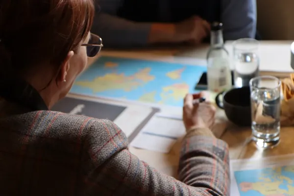 Deltager på workshop